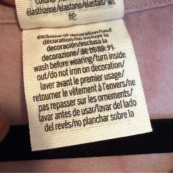 Victoria’s Secret Pink Tie Dye Jersey Tee Shirt Dress Side Ruching Purple Large - Picture 11 of 13